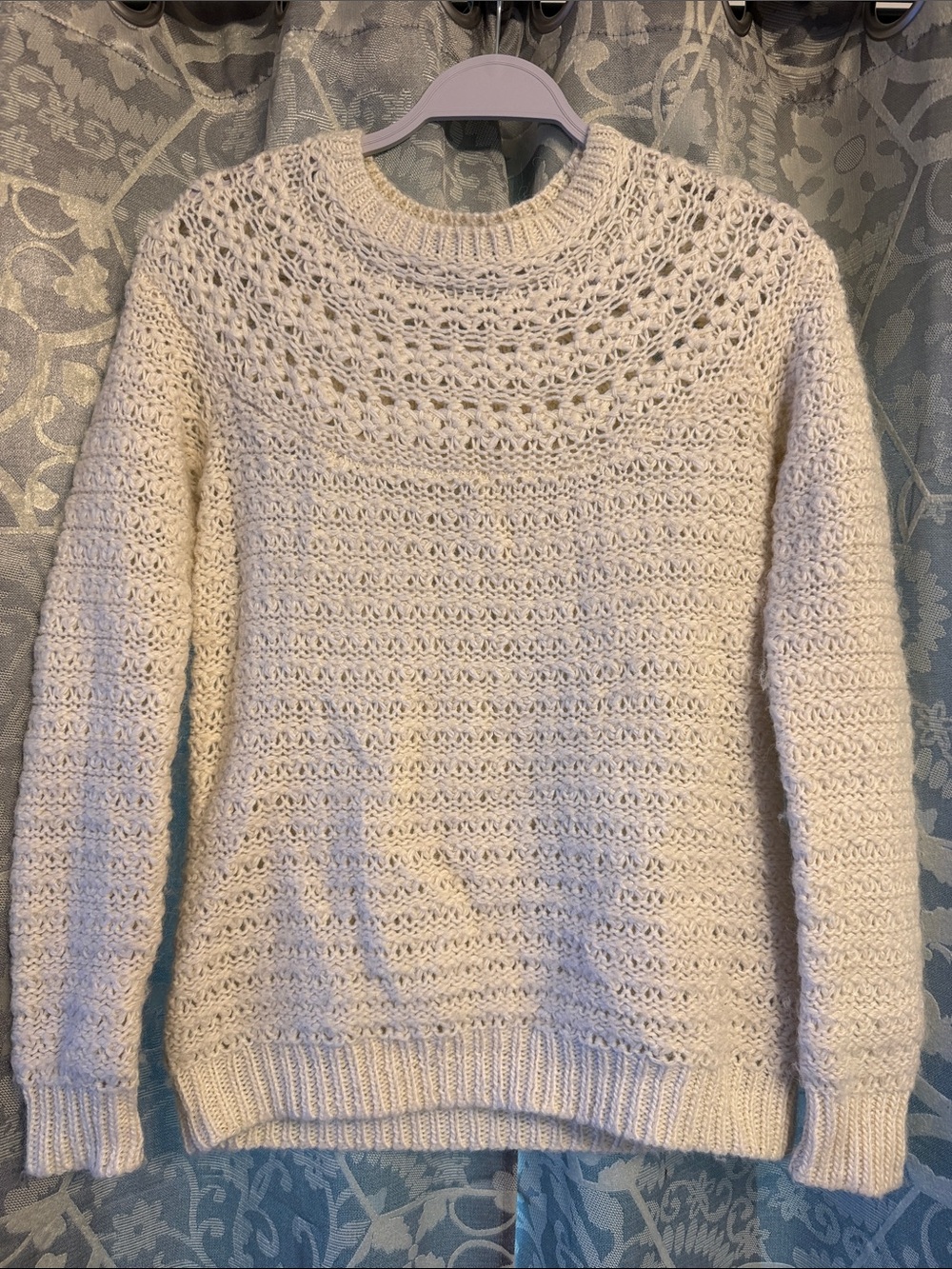 Polo by Ralph Lauren Cream knit -Style Crewneck Sweater